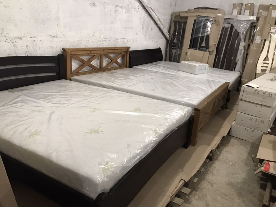 Ліжко. Акція!!! Склад ліжок. Ліжко дерев‘яне під ортопедичний матрац