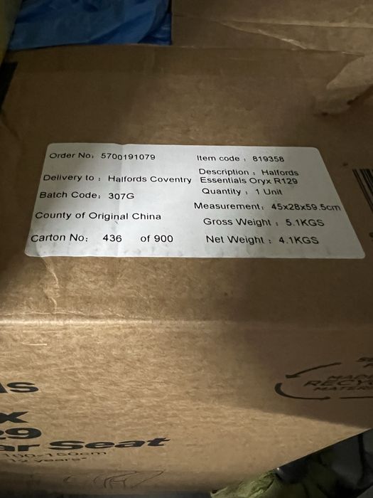 Cadeira auto 3-12 anos