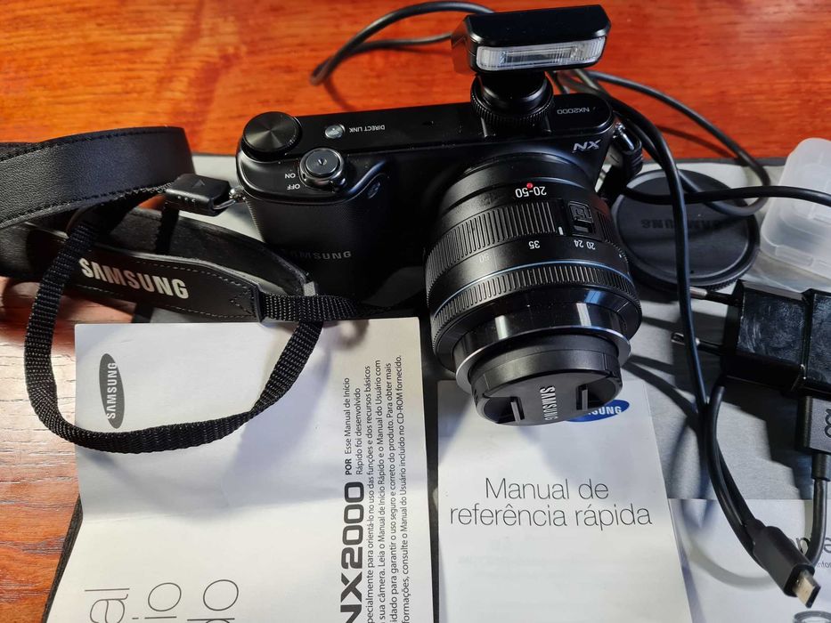 Máquina fotográfica Samsung NX2000 - Excelente