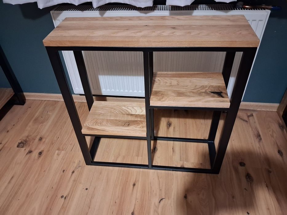 Konsola dębowa loft