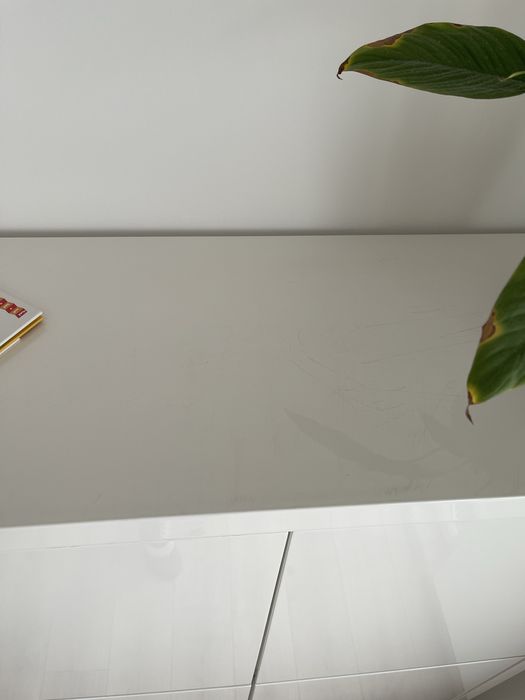 Movel alto branco lacado