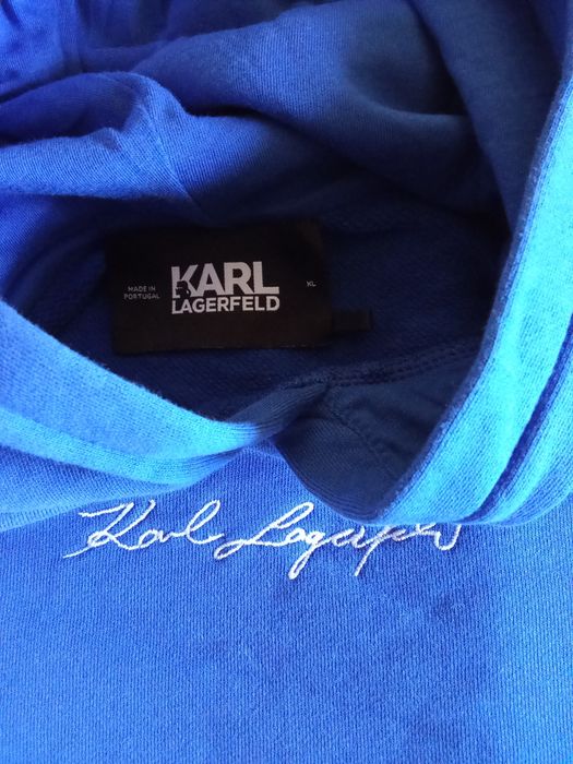 Cropped Sweatshirt Cobalto Karl Lagerfeld