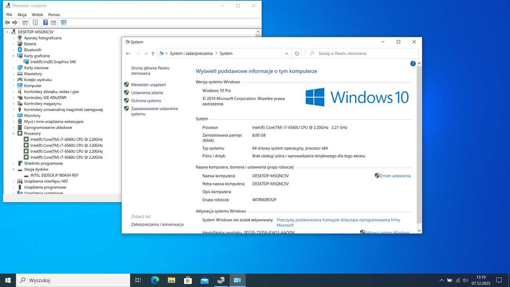 Notebook PEAQ C150 15,6" FHD/ i7-6560U/ SSD 180GB/ RAM 8 GB/ Iris 540