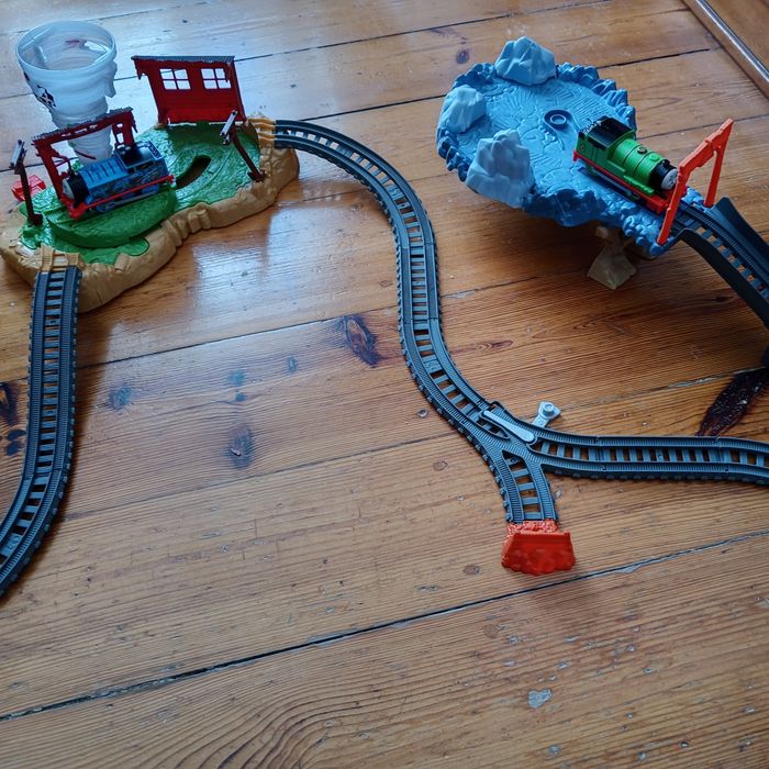 Thomas & friends Track Master 2 zestawy  wirujące tornado i klif