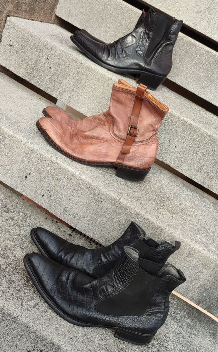 Botas de marca super qualidade 100% pele natural em super bom estado