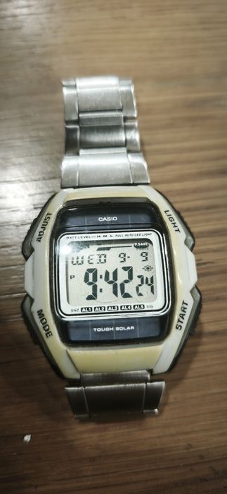 CASIO W-S600 Tough Solar – zegarek cyfrowy na bransolecie. Vintage.