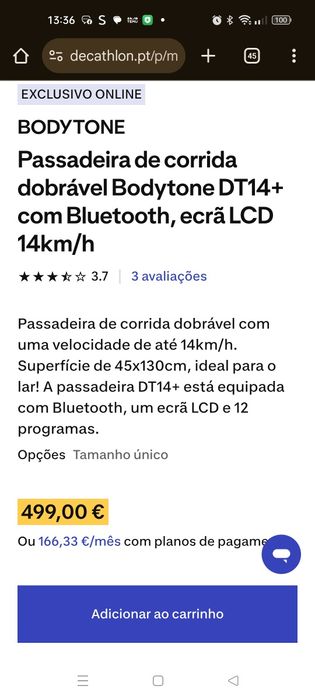Passadeira Bodytone
