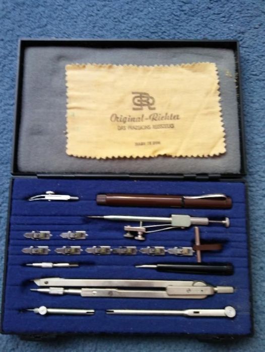 zestaw kreślarski richter orginal