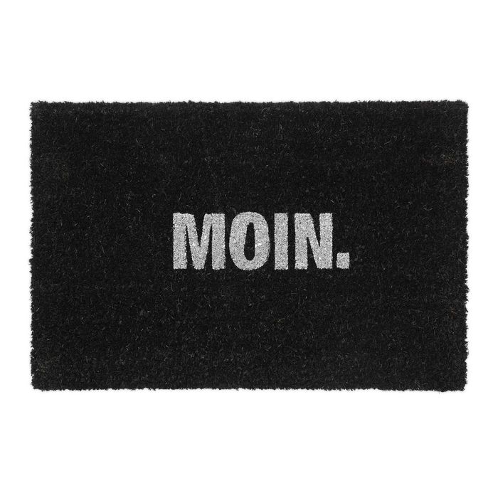 Wycieraczka kokosowa "Moin."czarna Relaxdays