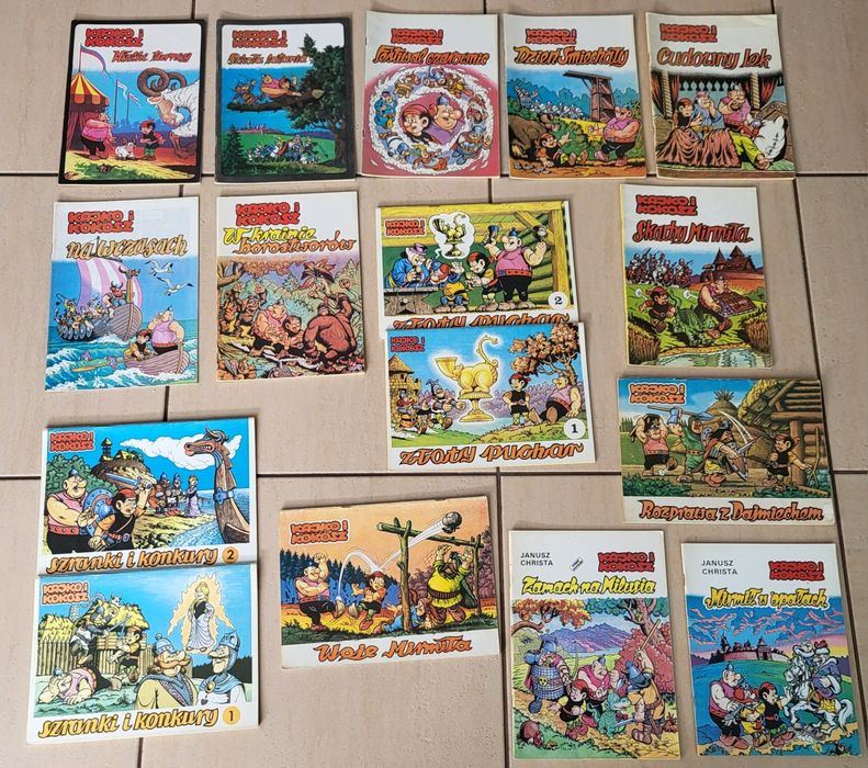 Kajko i Kokosz komiksy Janusz Christa 16sztuk w tym pierwsze wydania