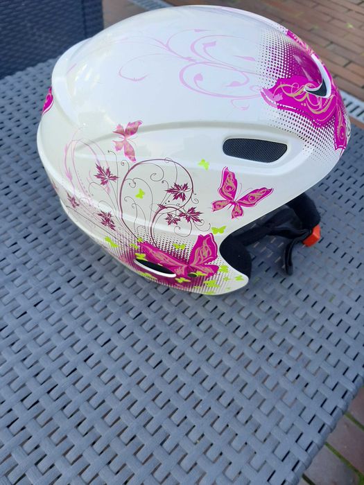Kask narciarski dziewczęcy