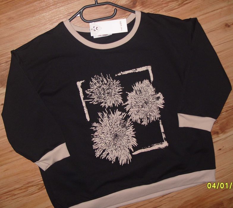 Bluzka rękaw 3/4_ Dmuchawce r. M/L_THE WESS_