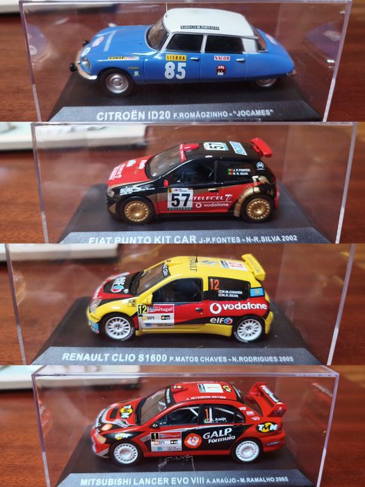 Miniaturas "Os Nossos Campeões de Rally Portugal"
