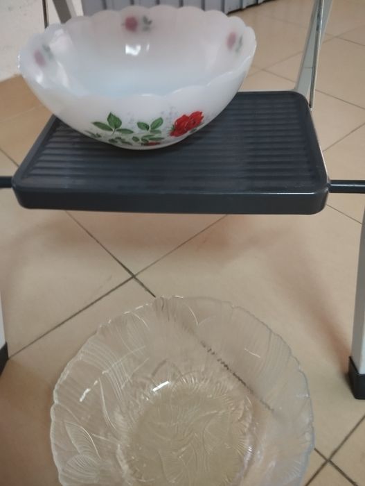 3 Saladeiras/taças em vidro