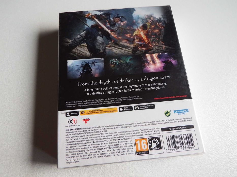 PS5 WO LONG Fallen Dynasty Steelbook Edition NOWA zafoliowana PREZENT!