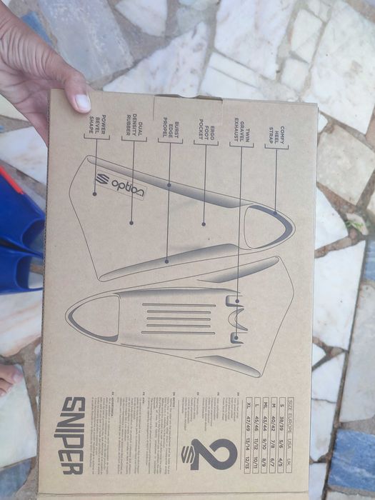 Pés de pato 40-42 marca Sniper (Medium)