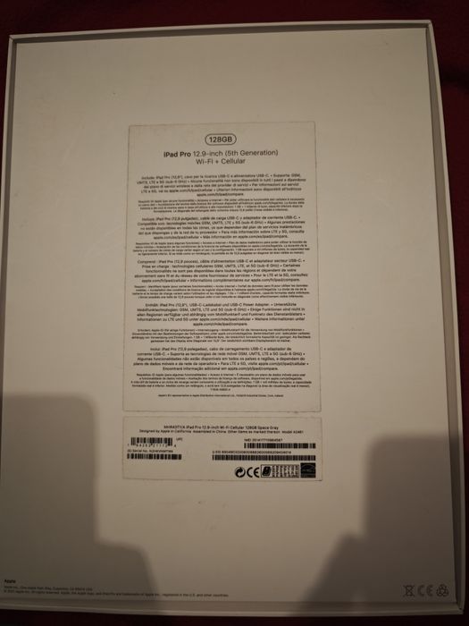 iPad Pro 12.9 M1 128Gb WiFi e 5G + Magic Keyboard + Apple Pencil