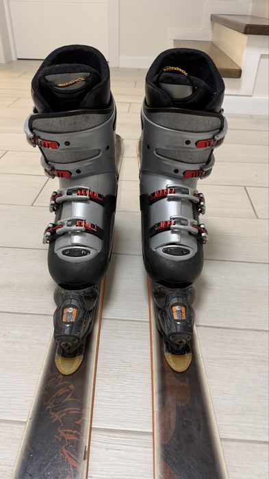Продам комплект гірських лиж з ботинками ROSSIGNOL