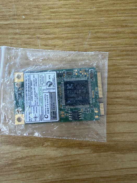 Placa de Rede Wi-Fi Mini PCI-E – Realtek RTL8187B (Para Portátil)