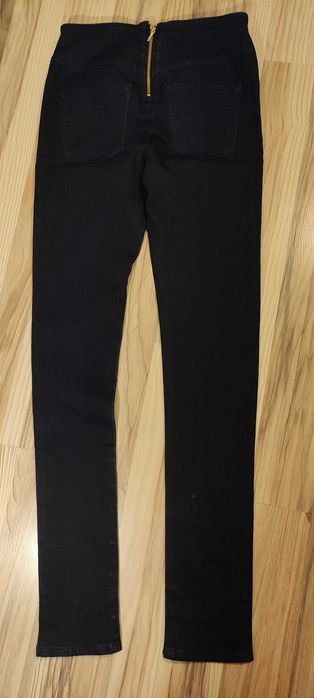 Jeansy, ciemny granat, Vero Moda, S/M, wysoki stan