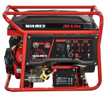 Генератор бензиновый Vitals JBS 6.0ba