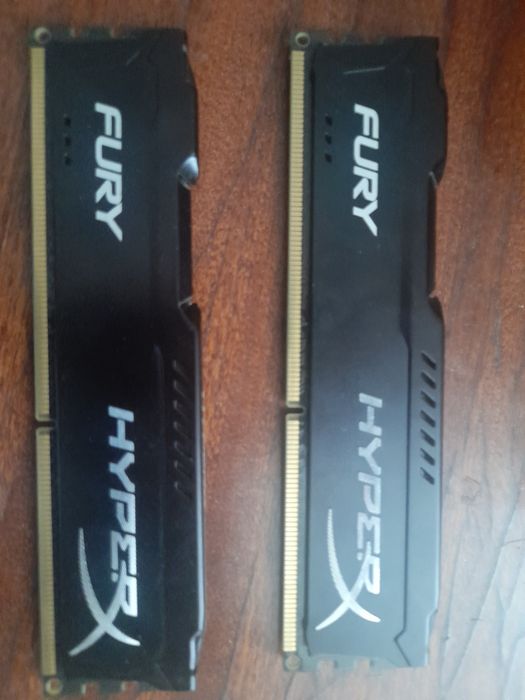 Оперативная память DDR3 8GB (2x4GB) 1600MHz Kingston HyperX Fury Black