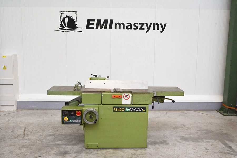 Wyrówniarko-grubościówka Griggio z wiertarką poziomą
