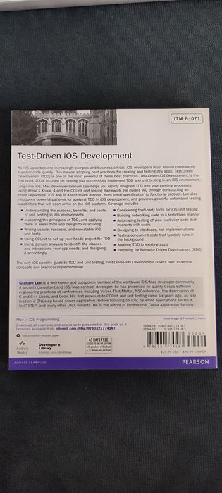 Książka Test-Driven iOS Development, Graham Lee