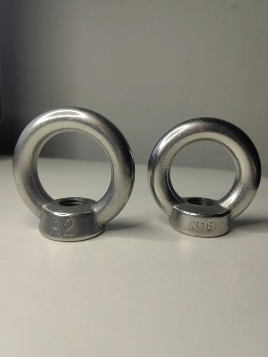 Olhais inox M16 - A2 + 316 (conjunto)