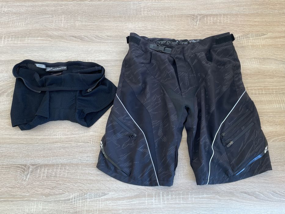 Мотошорты Alpinestars 36р мото шорти з підкладкою оригінал