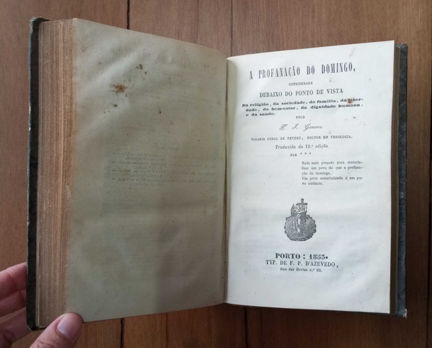 Resumo do Catecismo de Perseverança pelo abbade J. Gaume 1853