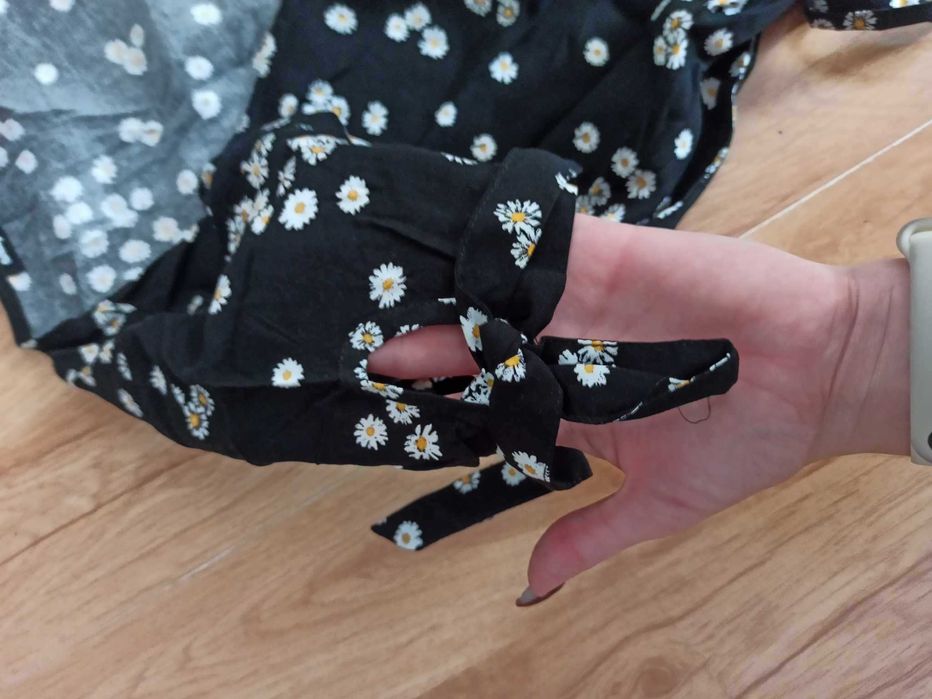 Midi sukienka w kwiaty