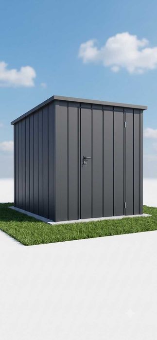 NOWY Domek narzędziowy 1,7x2,3m | Garaż blaszany, szopa ogrodowa, schowek