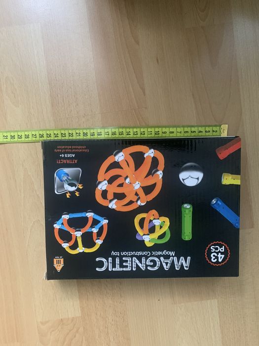 Klocki Magnetyczne 3D dla dzieci 6+ (zawiera 43 elementów)
