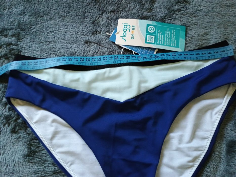 Dół od bikini Granatowe highleg Sloggi