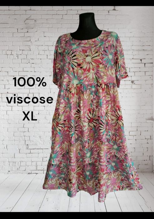 Sukienka damska 100% wiskoza, XL