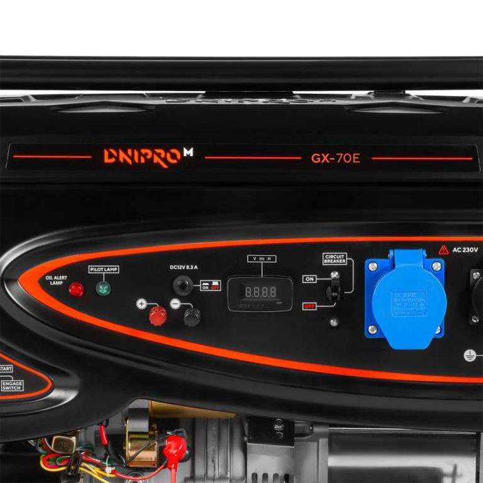 Бензиновий генератор Dnipro-M GX-70E