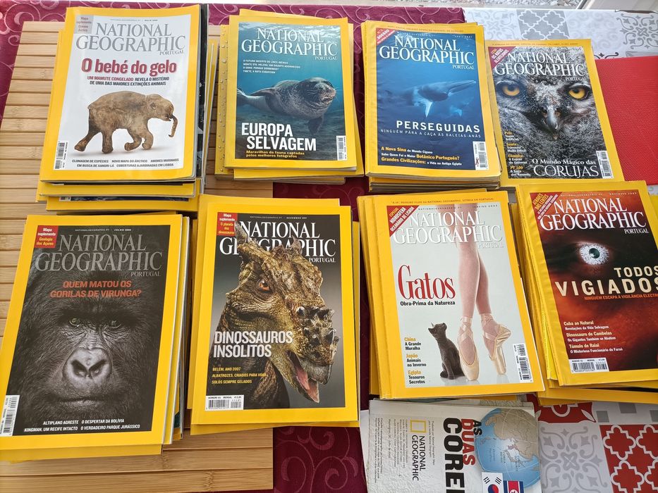 Revistas national geographic vários anos  2001