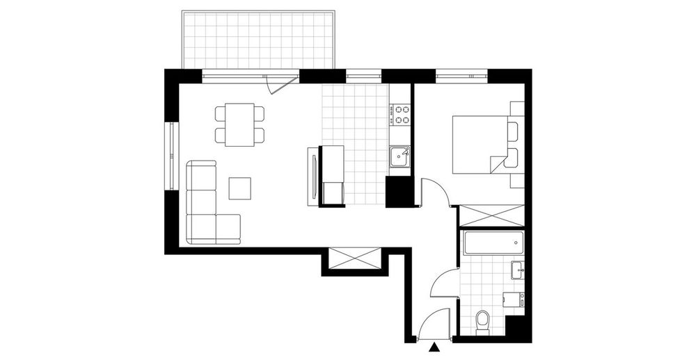 2-pokojowe mieszkanie 49m2 + balkon