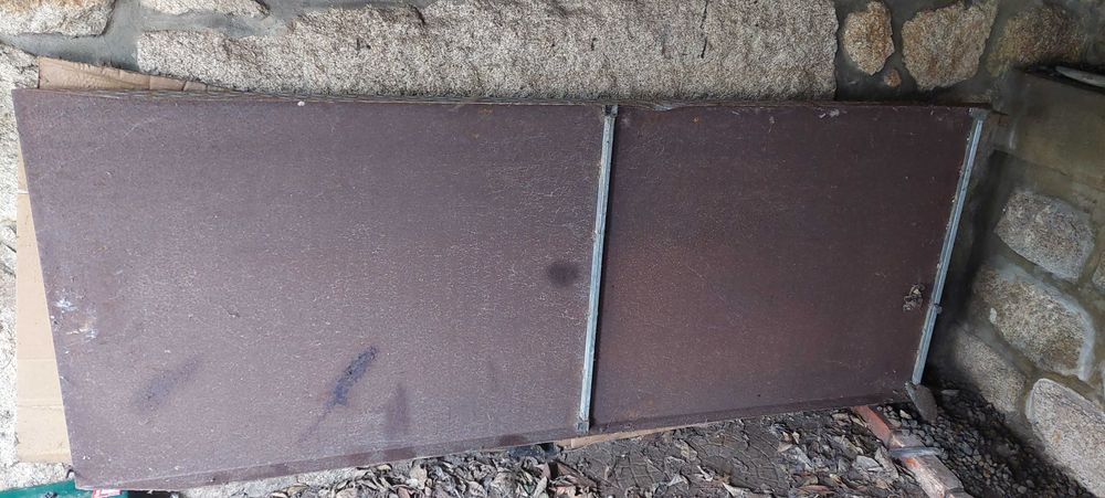 Rampa de metal para carga e descarga / cadeira de rodas