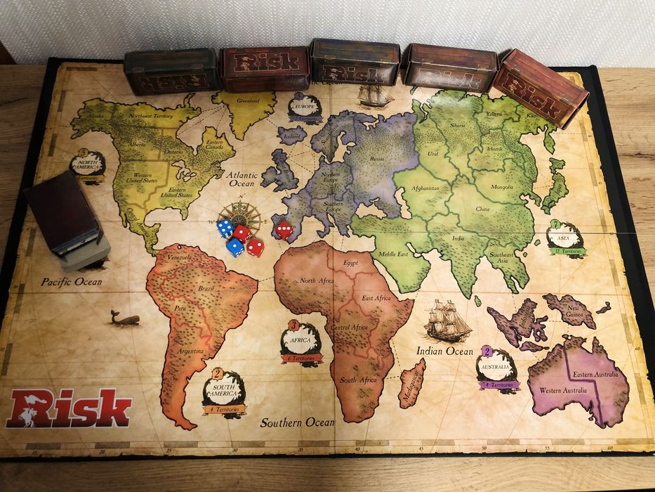 ОРИГІНАЛ! Настільна гра Risk / Ріск (Ризик, Риск, Risiko) УКРАЇНСЬКОЮ