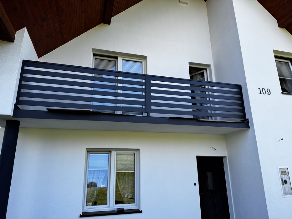 Balustrady aluminiowe barierki balkonowe