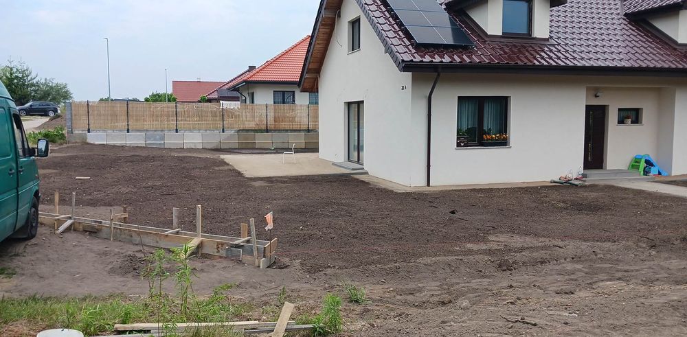 Usługi ogrodnicze - przygotowanie terenu pod trawnik