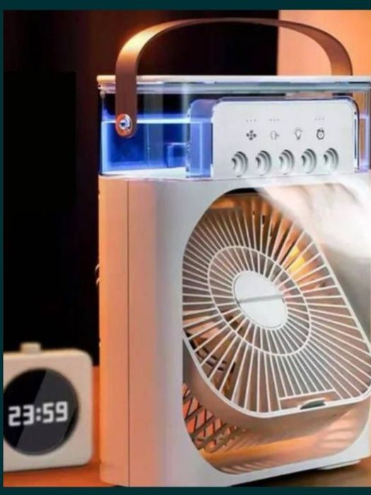 Вентилятор USB від повербанк від мережі зволожувач повітря кондиціонер
