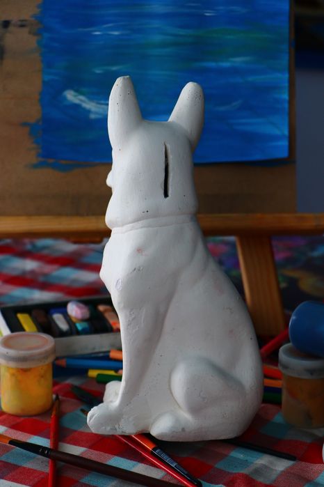 Копилки из гипса, под раскарску фигуры гипсовые подарок для творчества