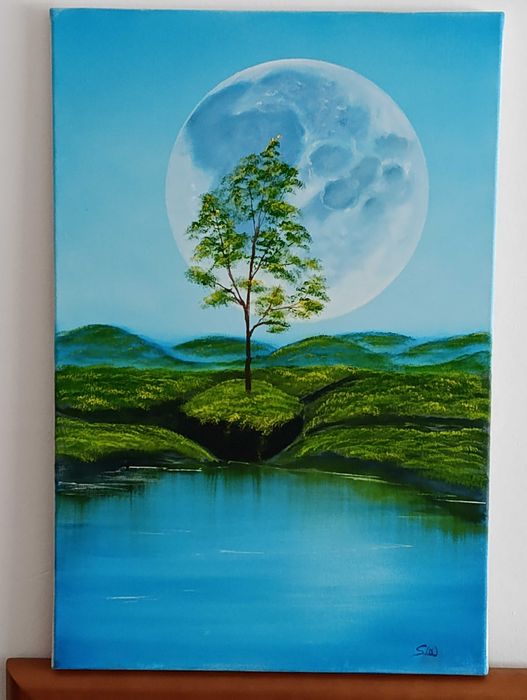 Quadro a óleo 60x20