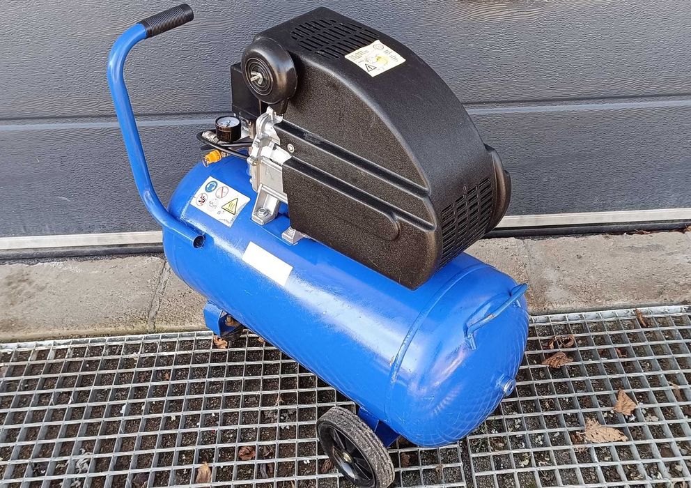 Kompresor Sprężarka CriKo 50L 230V 2.5HP 8Bar 2016R jak nowy z Belgii ...