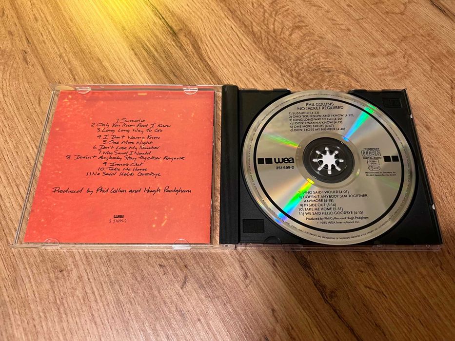 Phil Collins CD No Jacket Required 1wyd. 1985 WEA