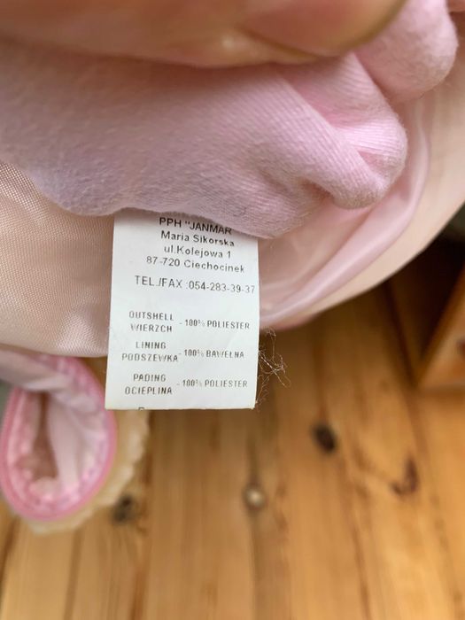 Комбінезон на овчіні, для девчінки JANMAR (2в1)