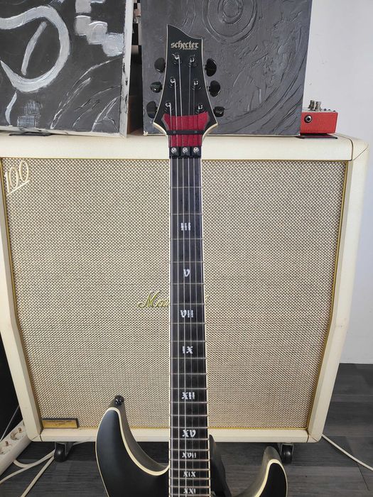 Schecter C-1 FR S Evil Twin SBK